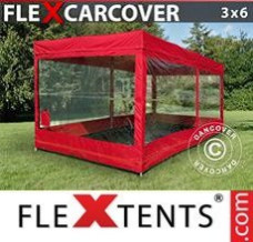 Canopy 3x6 m, Red