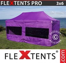 Canopy 3x6 m Purple, incl. 6 sidewalls